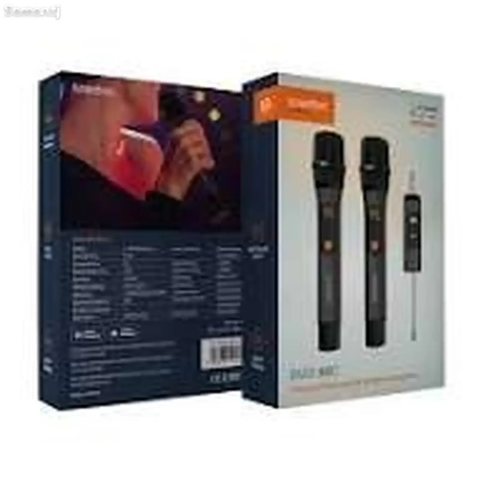 Беспроводной микрофон Porodo Soundtec Dual-Channel Handy Wireless Microphone Rec