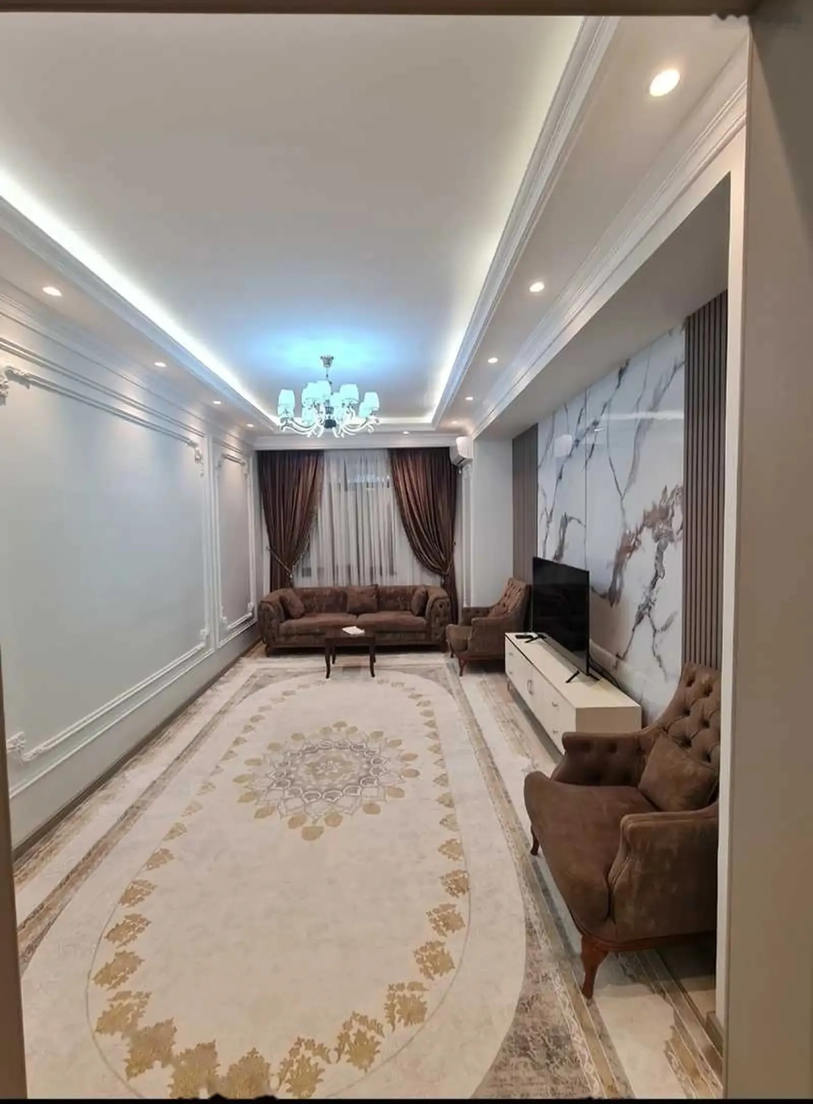 2-комн. квартира, 15 этаж, 100м², пайкари таможенный
