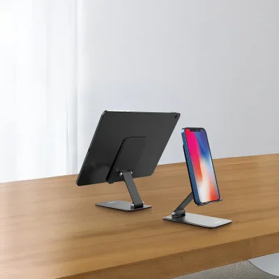 Складная настольная подставка Porodo Foldable Desktop Stand  Anti-Slip Base