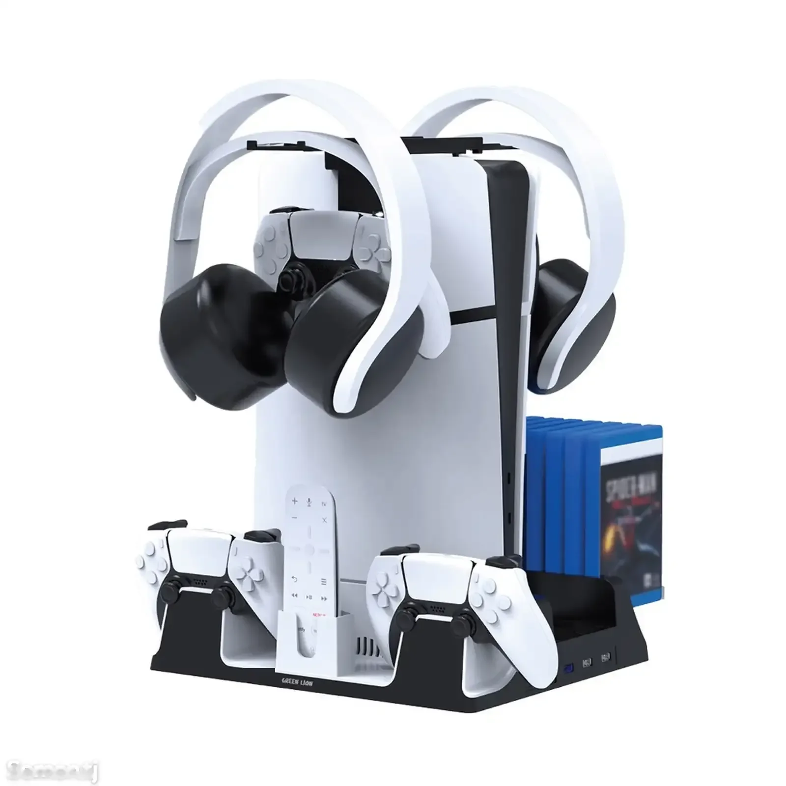 Подставка для охлаждения и зарядная станция Green Lion PS5 GNPS5CSTDWH