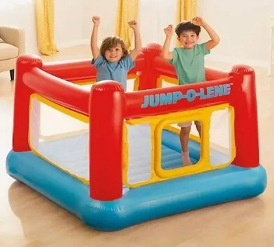 Игровой центр-батут Intex 48260NP Playhouse Jump-O-Lene Для детей