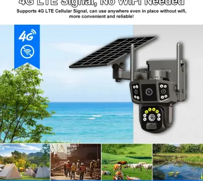 Камера видеонаблюдения солнечная 4g wifi