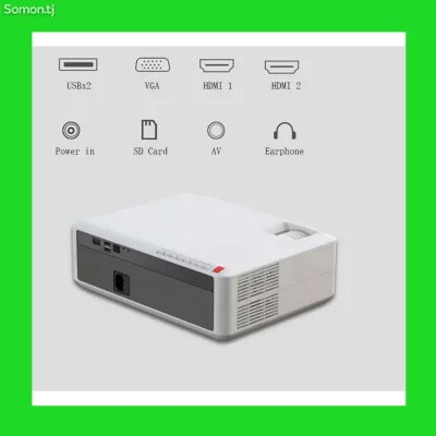 Проектор M19W Android Version - 6000 Lumens Full HD 1080P LCD Home Projector