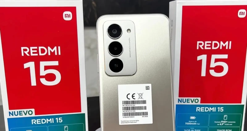 Xiaomi Redmi 15 6+3/128Gb black 7000мач