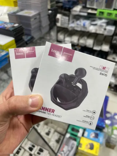Беспроводные наушники с микрофоном Hoco EW70 Spinner