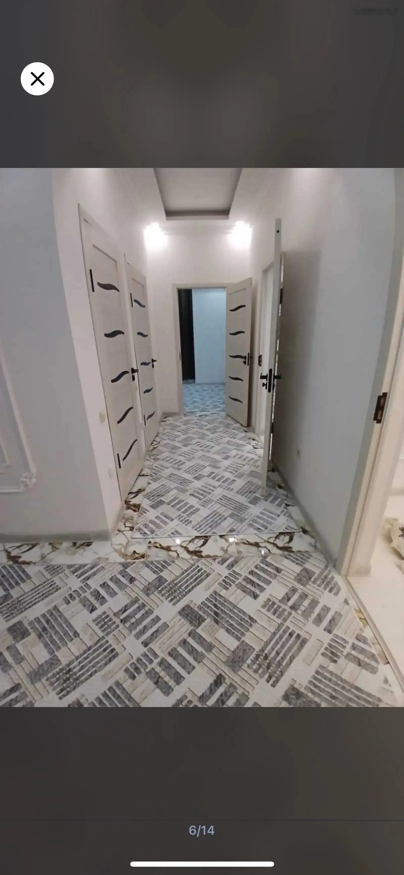 2-комн. квартира, 6 этаж, 68м², сино