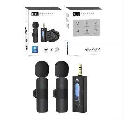 Беспроводной петличный микрофон K35 Pro