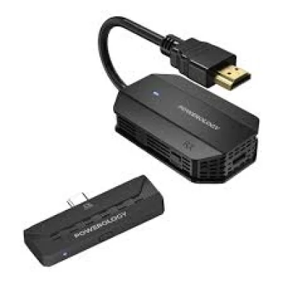 Беспроводной HDMI-адаптер Powerology PHDMACBK для зеркалирования экрана с разъемом Type-C