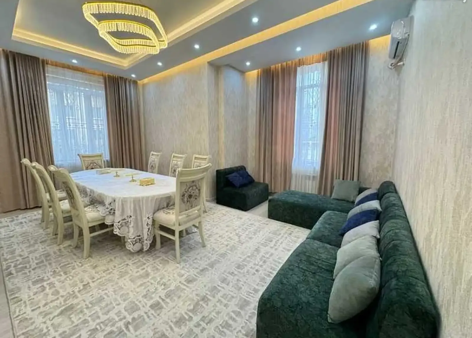 3-комн. квартира, 2 этаж, 125м², 82 мкр