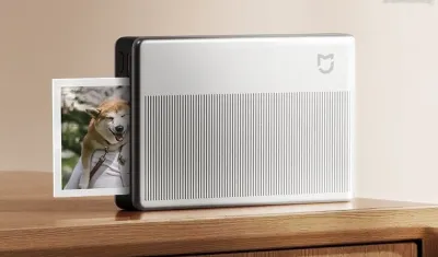 Портативный фотопринтер Xiaomi Portable Photo Printer 1S серебристый