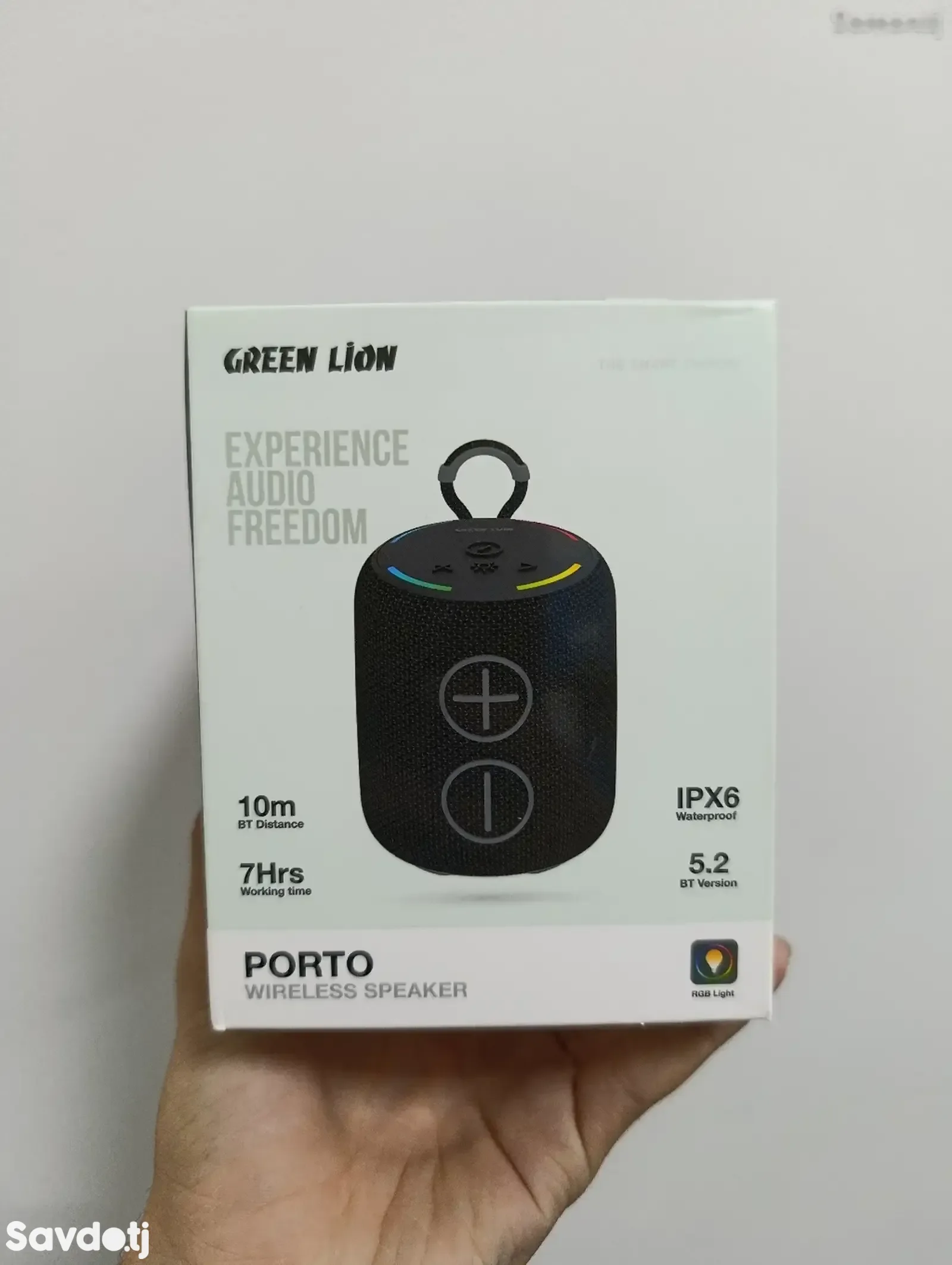 Портативная колонка Green Lion Porto Wireless Speaker черный