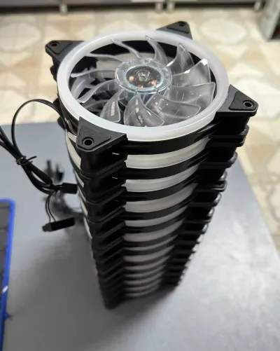 Кулер RGB 12см