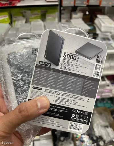 Внешний аккумулятор с беспроводной MagSafe зарядкой 20W 5000 mAh - Remax RPP-2