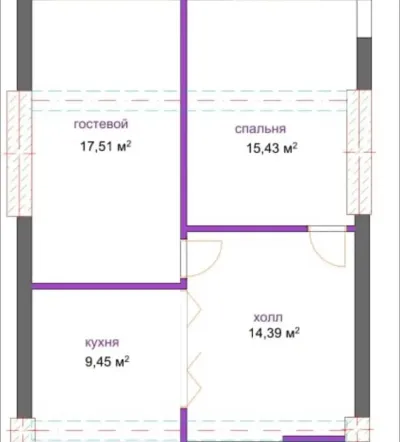 2-комн. квартира, 11 этаж, 67 м², Сино, УВД