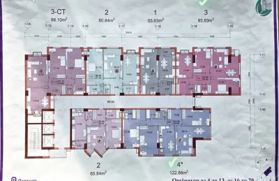2-комн. квартира, 5 этаж, 65 м², И Сомони