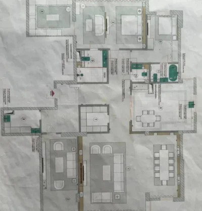 4-комн. квартира, 6 этаж, 254 м², Исмоили Сомони белый городок Сафо