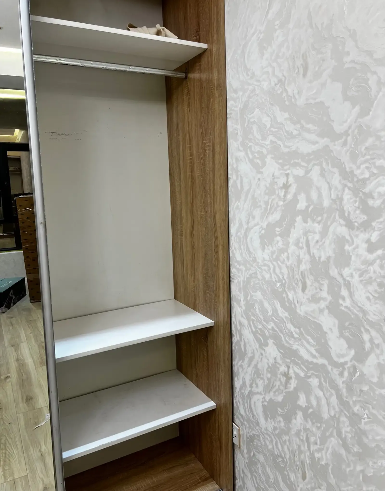 Шкаф купе зеркальный 250х220