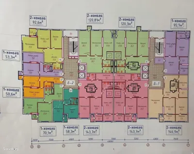 2-комн. квартира, 8 этаж, 120 м², Сзади Опера Балет, Центр, Район Шохмансур