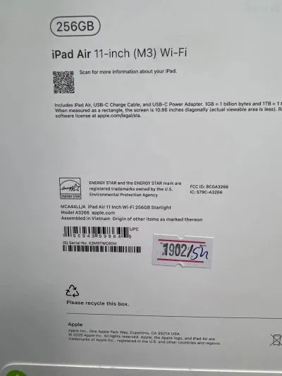 Планшет Apple iPad air m3 256gb