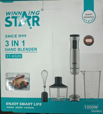 Блендер Winning Star ST-6500 3-in-1/4-in-1 ручной блендер