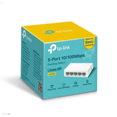 Коммутатор TP-Link LiteWave LS1005 5-Port Fast Ethernet