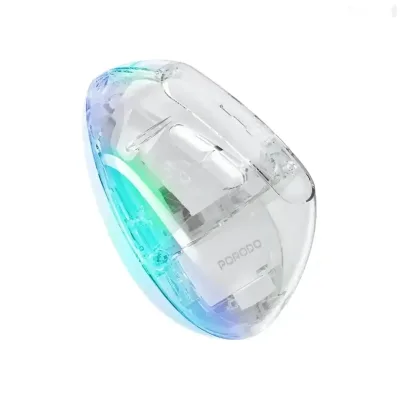 Мышь Porodo Vertical 4800 DPI Wireless Mouse Transparent