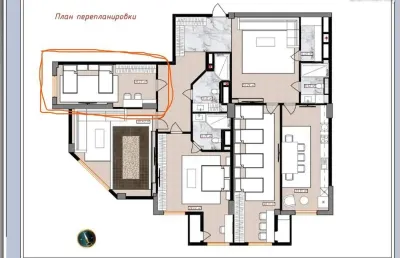5-комн. квартира, 13 этаж, 210 м², Сино