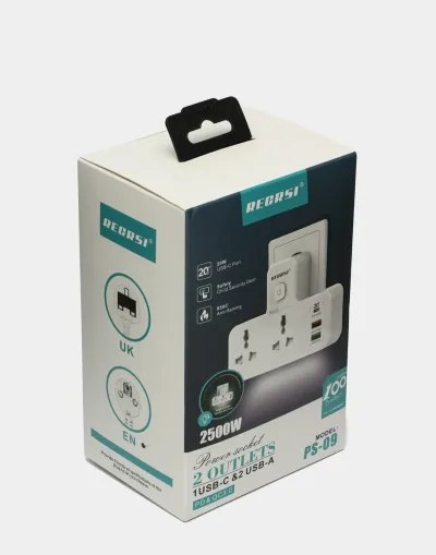 Разветвитель розеток Recrsi PS-09