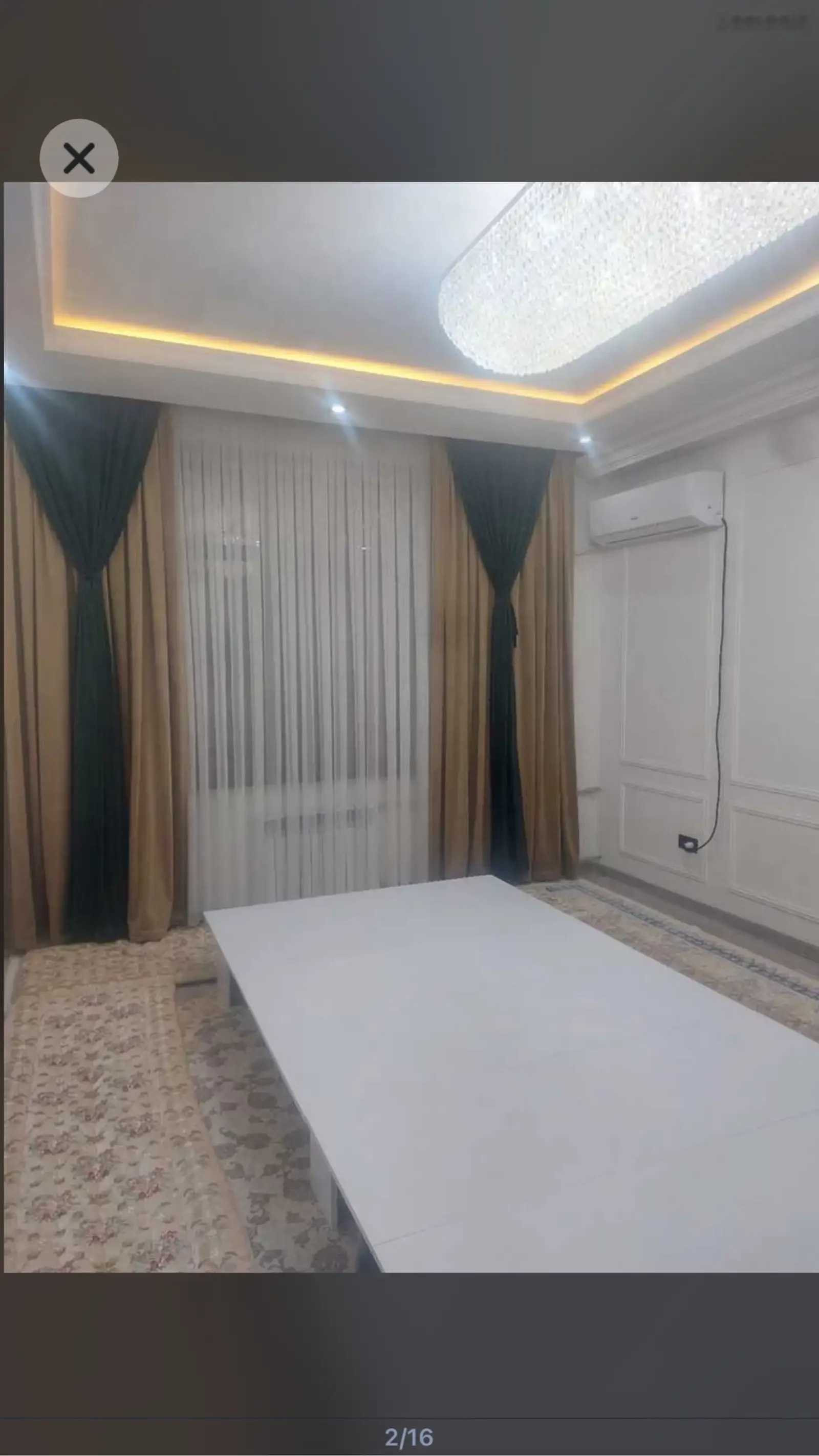 2-комн. квартира, 5 этаж, 75м², Чордома