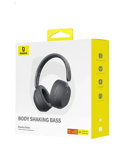 Беспроводные наушники Baseus Bass 35 max чёрный