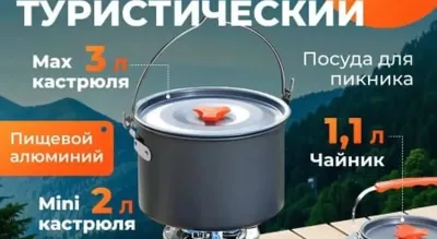 Набор посуды для кемпинга