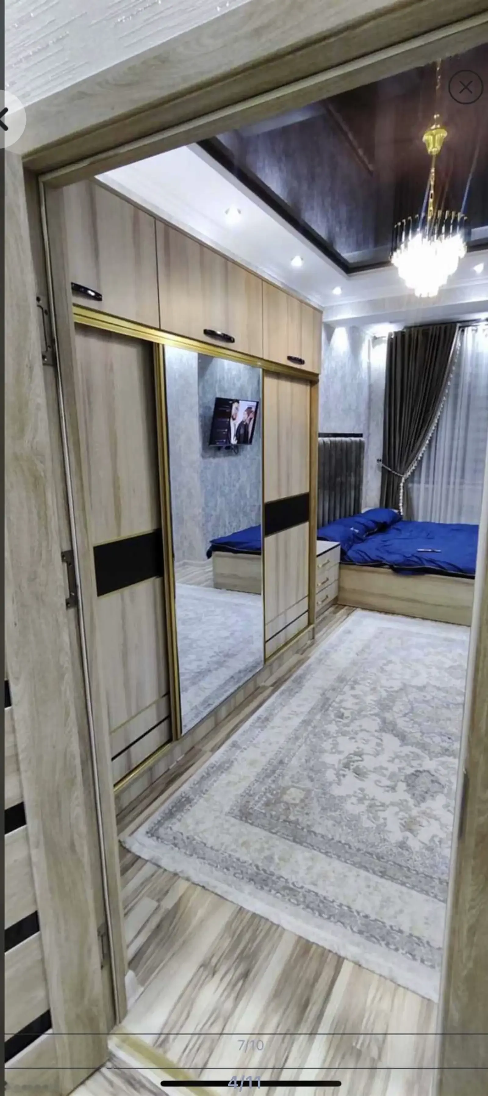 2-комн. квартира, 14 этаж, 75м², Голубой экран танка