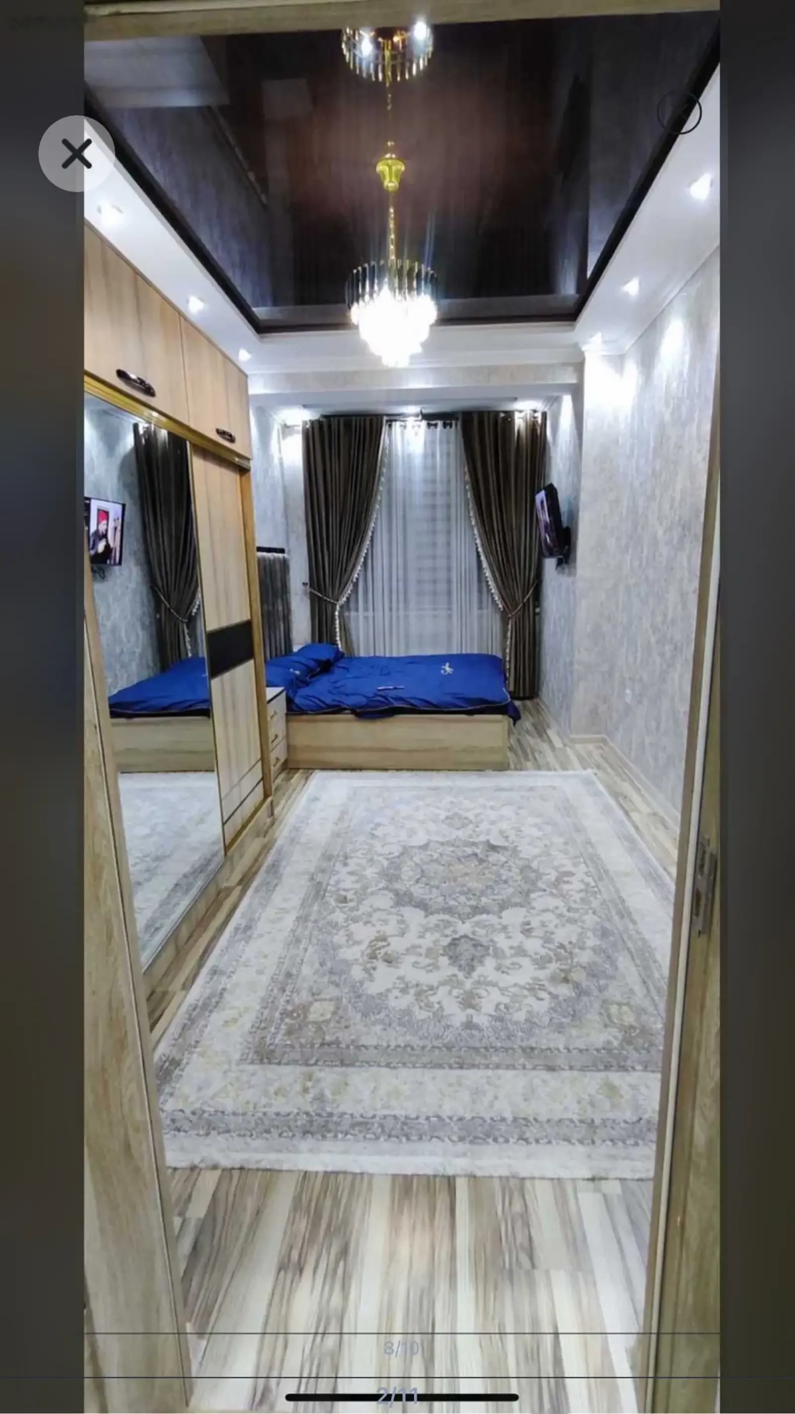 2-комн. квартира, 14 этаж, 82м², Голубой экран