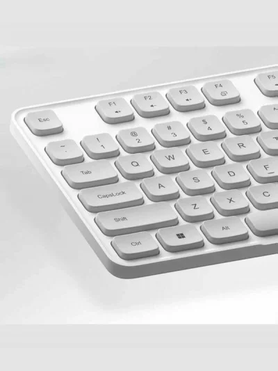 Комплект клавиатура + мышь Xiaomi Mi Wireless Keyboard WXJS03YM, белый