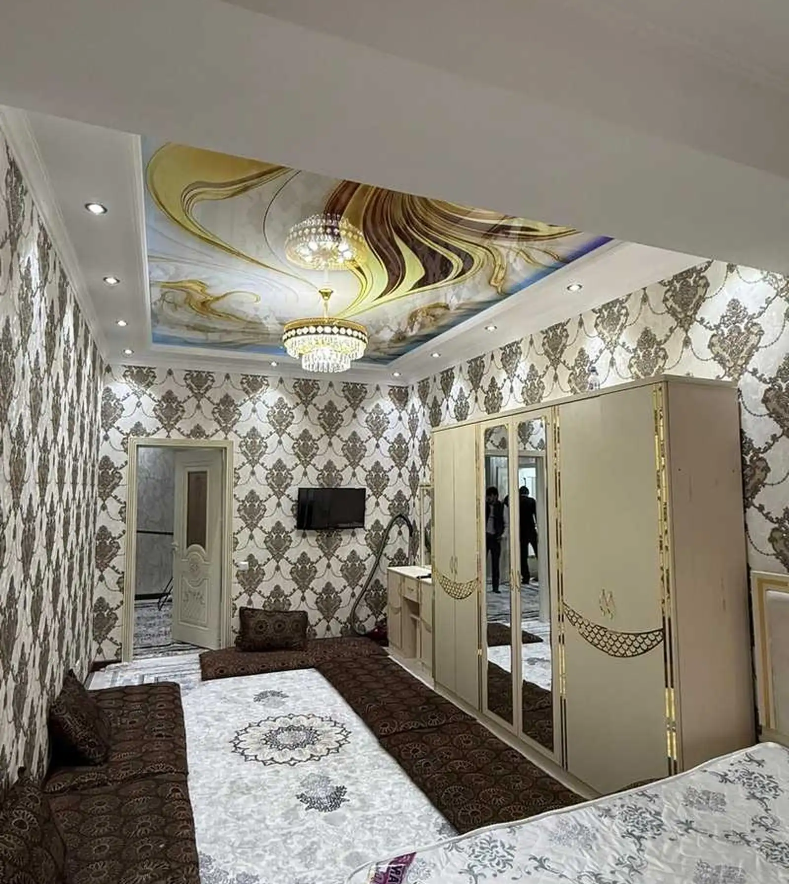 2-комн. квартира, 6 этаж, 63м², Шохмансур доми Бахт Z Пайкар Созидания ру баруи Гостиница Хилтон