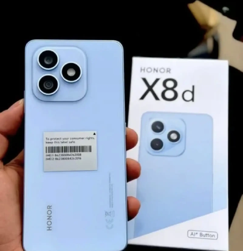 Honor X8d 8+8/256Gb blue 7000мач