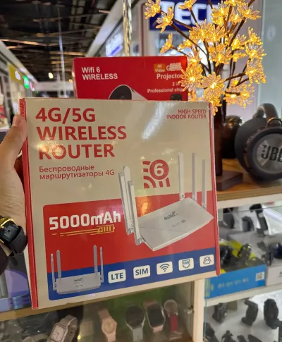 Wi-Fi Роутер LTE с встроенным аккумулятором 5000 mah