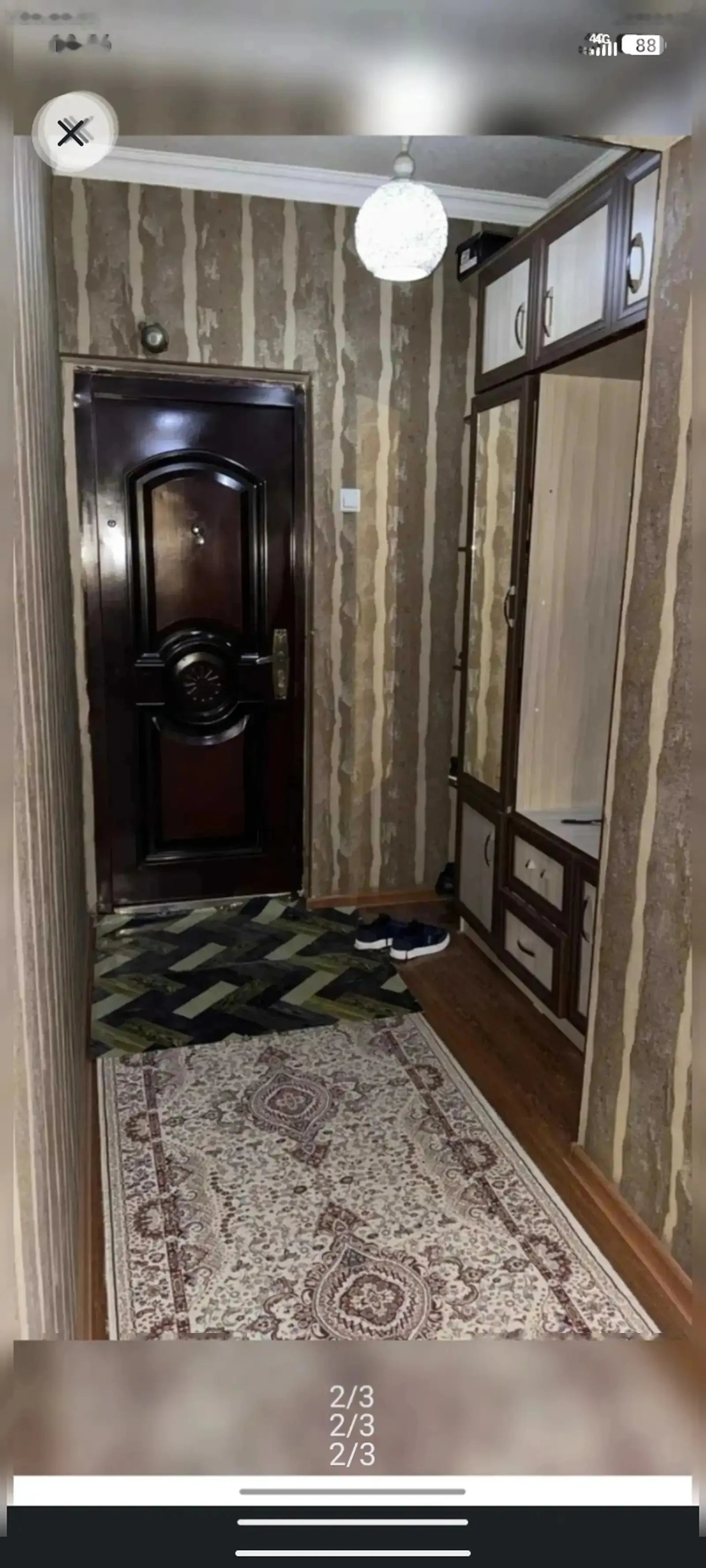 2-к квартира, 3 этаж, 75 м², 46мкр, Форель