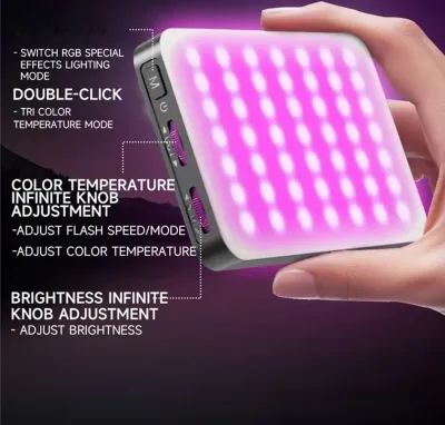 Накамерный свет RGB D10S