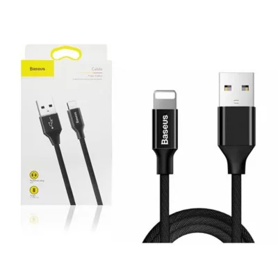 Кабель Lightning Baseus CALYW-A01 1.8 м, черный