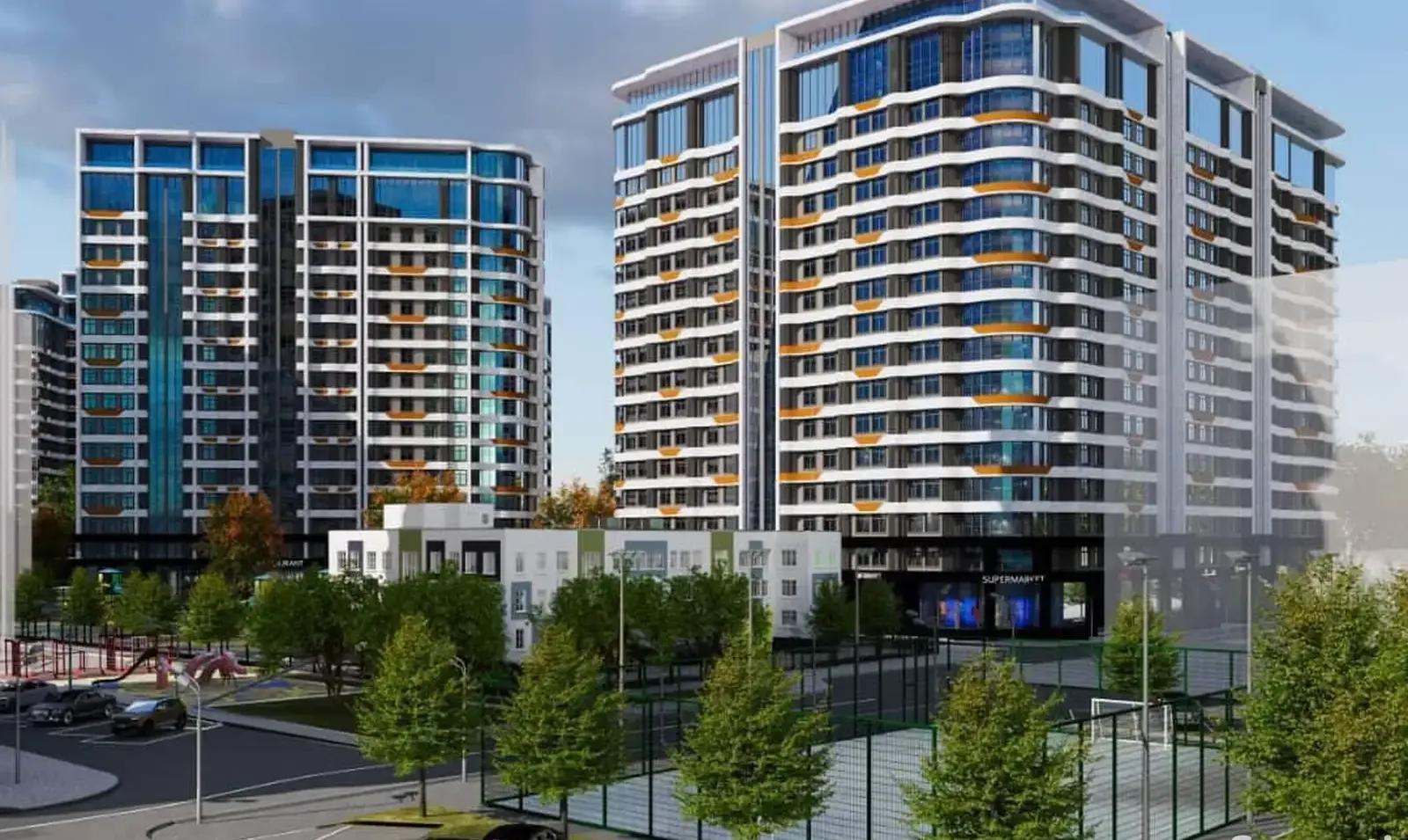 2-комн. квартира, 13 этаж, 72 м², за Ашаном, Кафе Бодом