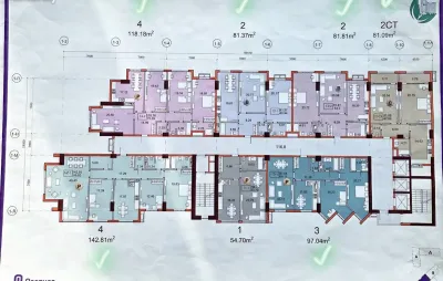 2-комн. квартира, 12 этаж, 81 м², И Сомони