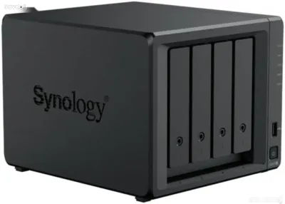 Сетевое хранилище Synology DiskStation DS925 plus, 4-Bay NAS AMD Ryzen 4ГБ ECC