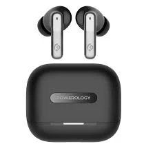 Беспроводные наушники Powerology 6 Mic Hybrid ANC + ENC True Wireless Buds черный