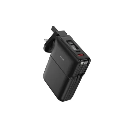 Портативный внешний аккумулятор Green Lion Travel 10000 mAh адаптером и держателем