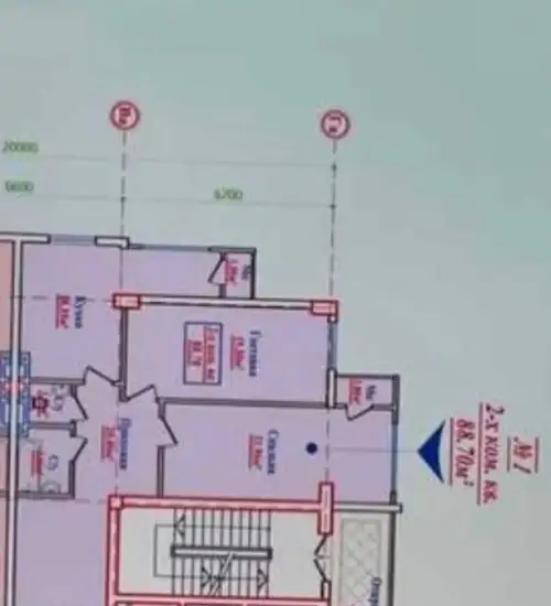 2-комн. квартира, 3 этаж, 88 м², И. Сомони