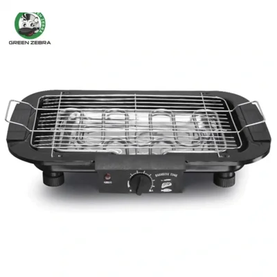 Электрический Мангал-барбекю-гриль BBQ 2000W Черный