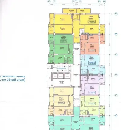 1-комн. квартира, 9 этаж, 48 м², Шохмансур