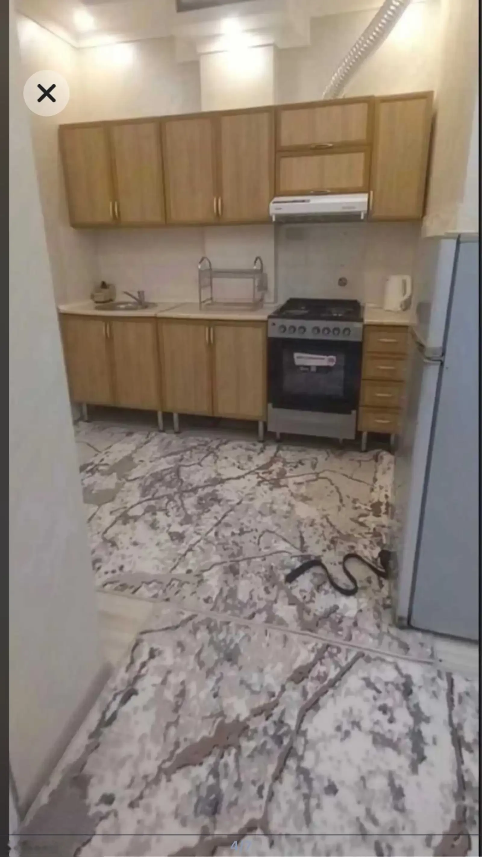 2-комн. квартира, 3 этаж, 45м², Чордома