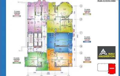 2-комн. квартира, 8 этаж, 105 м², И Сомони